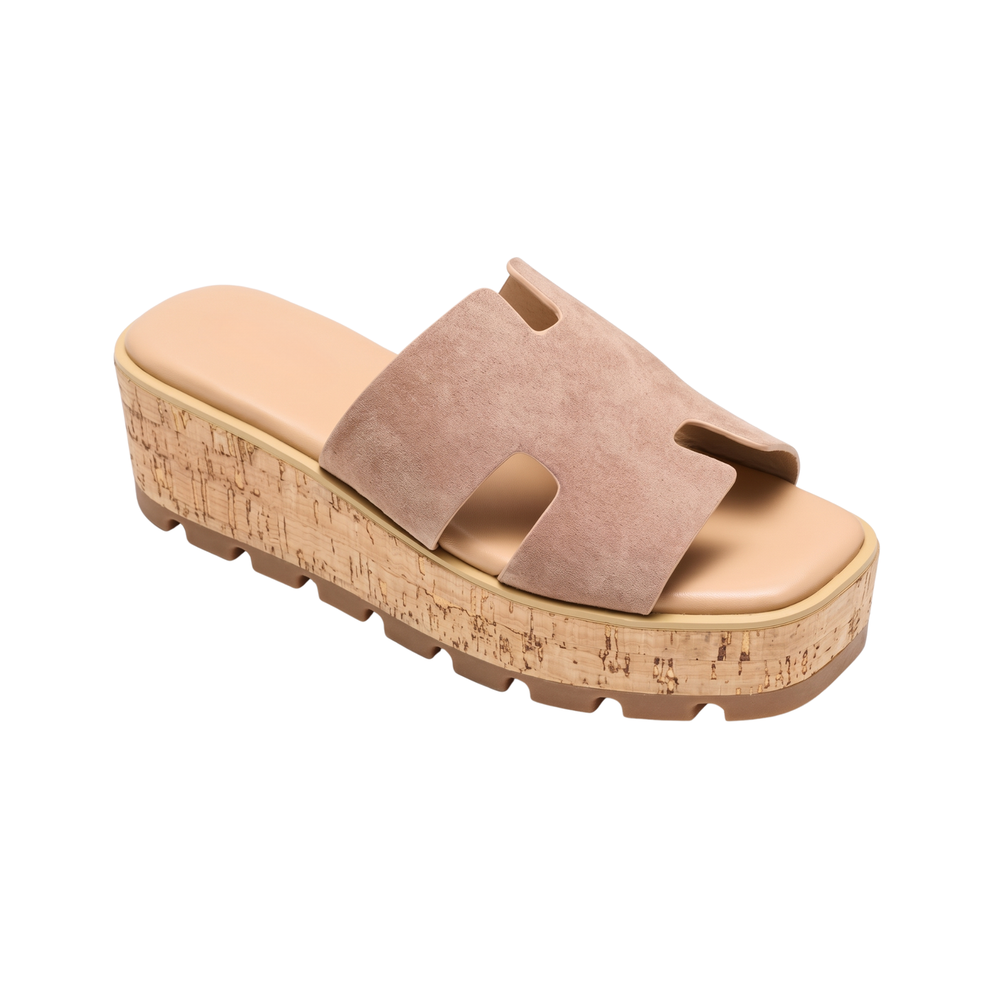 Genuine Leather Corkwedge