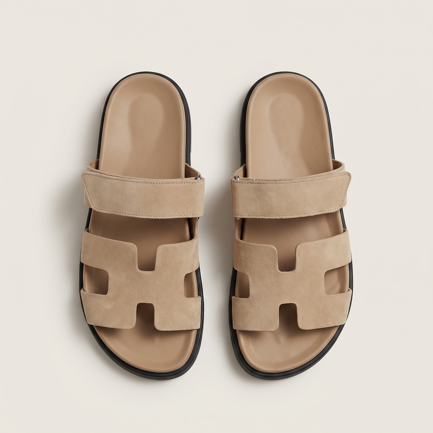 H-Cut Leather Sandals