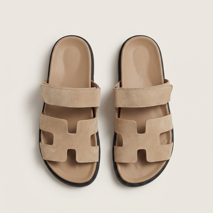 H-Cut Leather Sandals