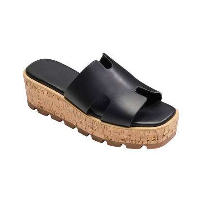 Genuine Leather Corkwedge