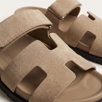 H-Cut Leather Sandals