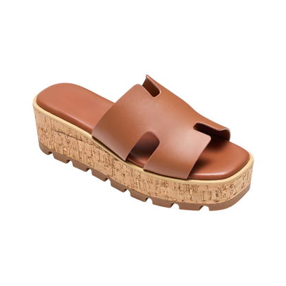 Genuine Leather Corkwedge