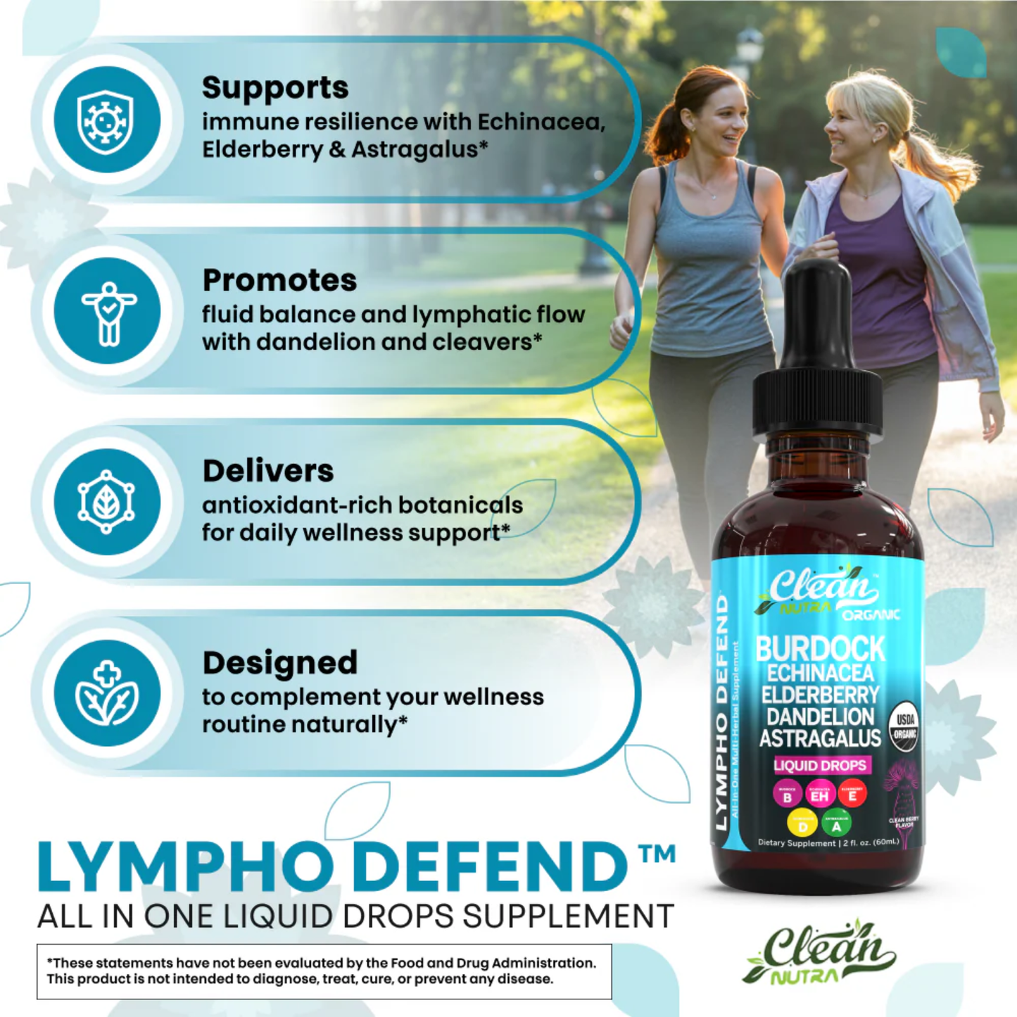 LymphoDefend™ - Organic Lymphatic Support Drops