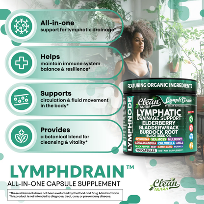 LymphDrain™ - Lymphatic Drainage Support Capsules