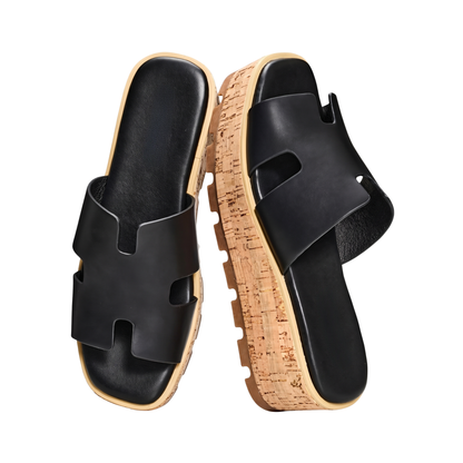 Genuine Leather Corkwedge