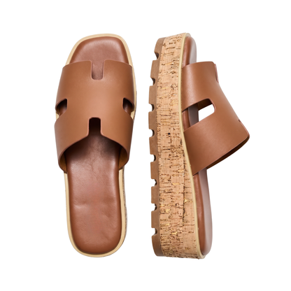 Genuine Leather Corkwedge