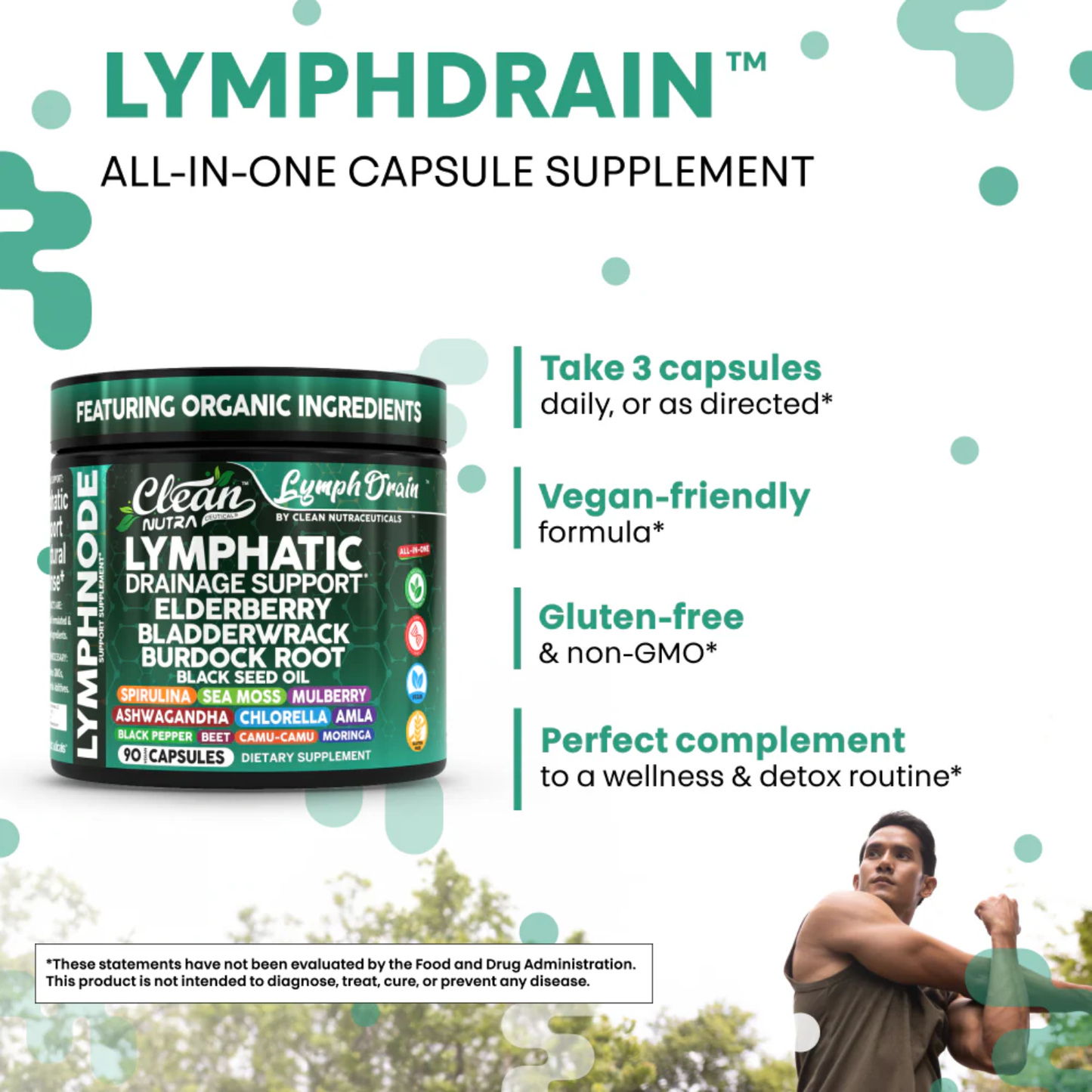 LymphDrain™ - Lymphatic Drainage Support Capsules