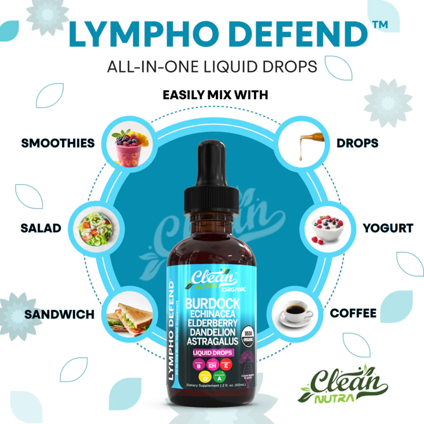 LymphoDefend™ - Organic Lymphatic Support Drops