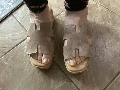 Genuine Leather Corkwedge