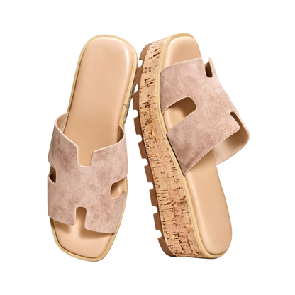 Genuine Leather Corkwedge