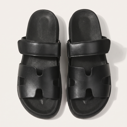 H-Cut Leather Sandals