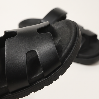 H-Cut Leather Sandals
