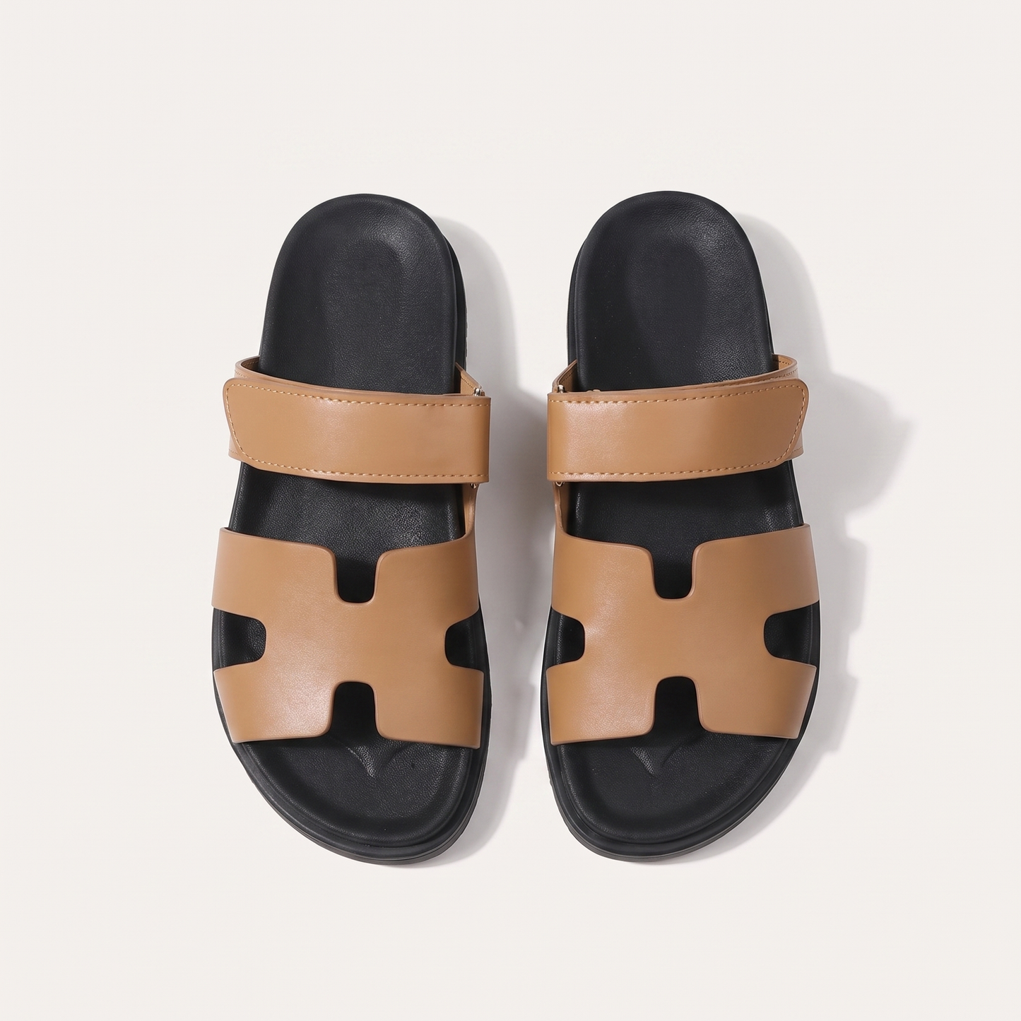 H-Cut Leather Sandals