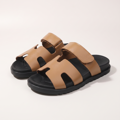 H-Cut Leather Sandals