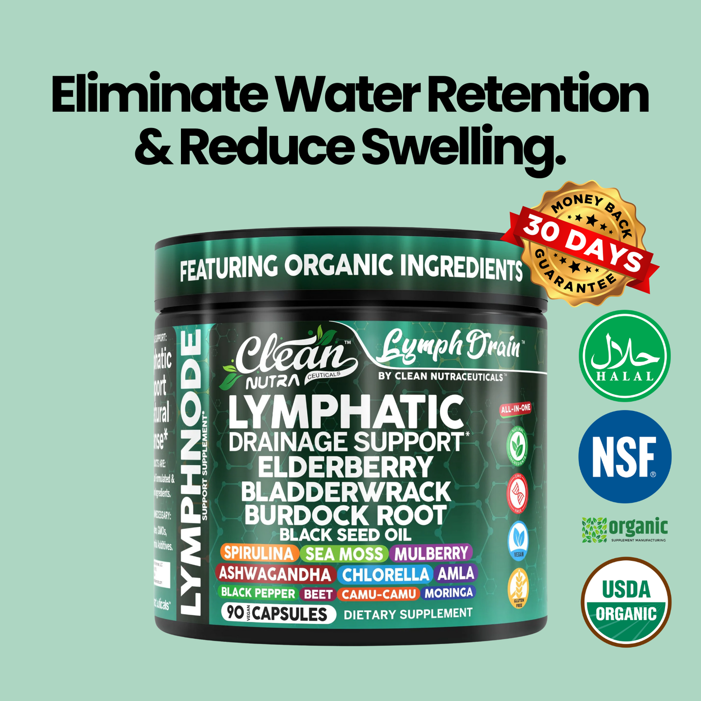 LymphDrain™ - Lymphatic Drainage Support Capsules