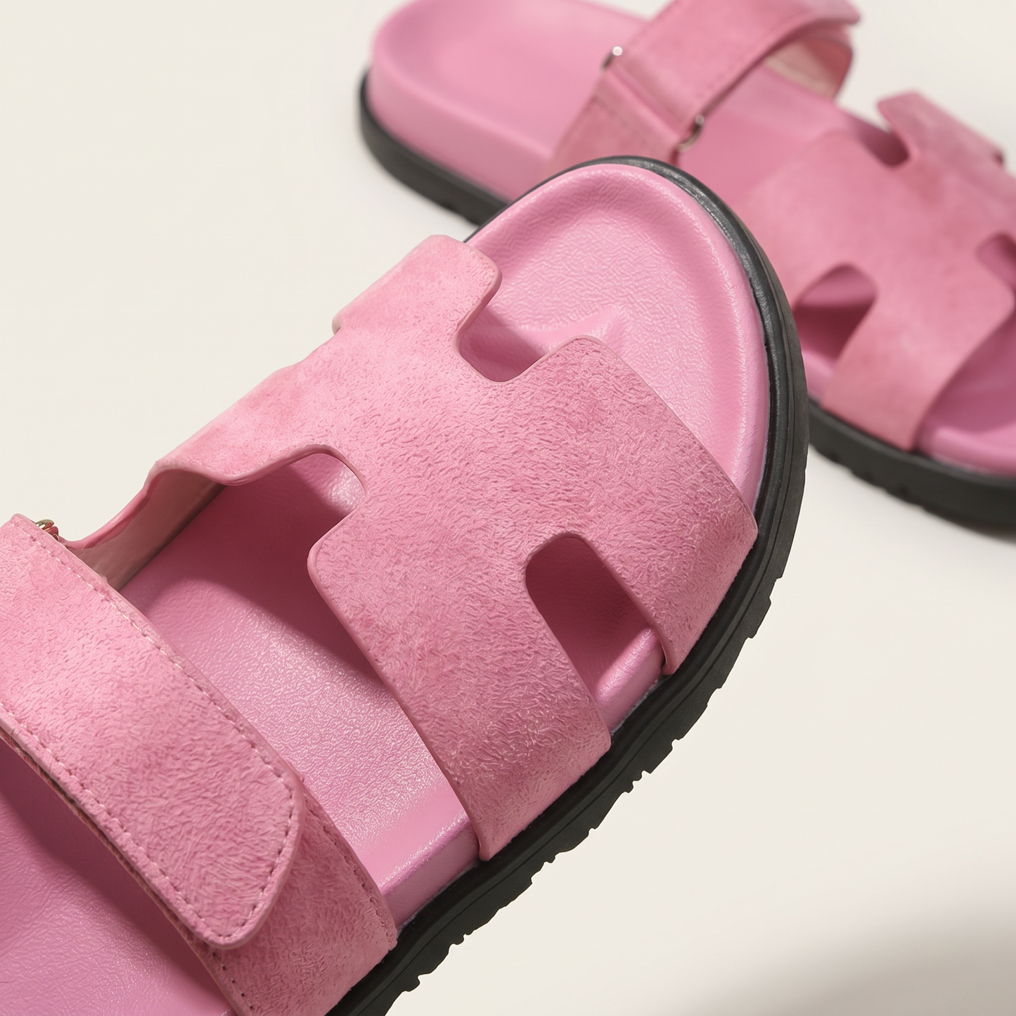 H-Cut Leather Sandals