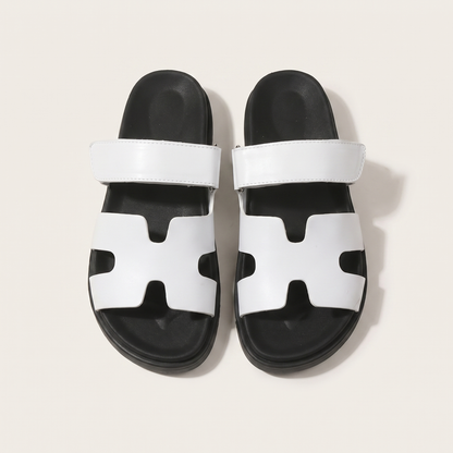H-Cut Leather Sandals