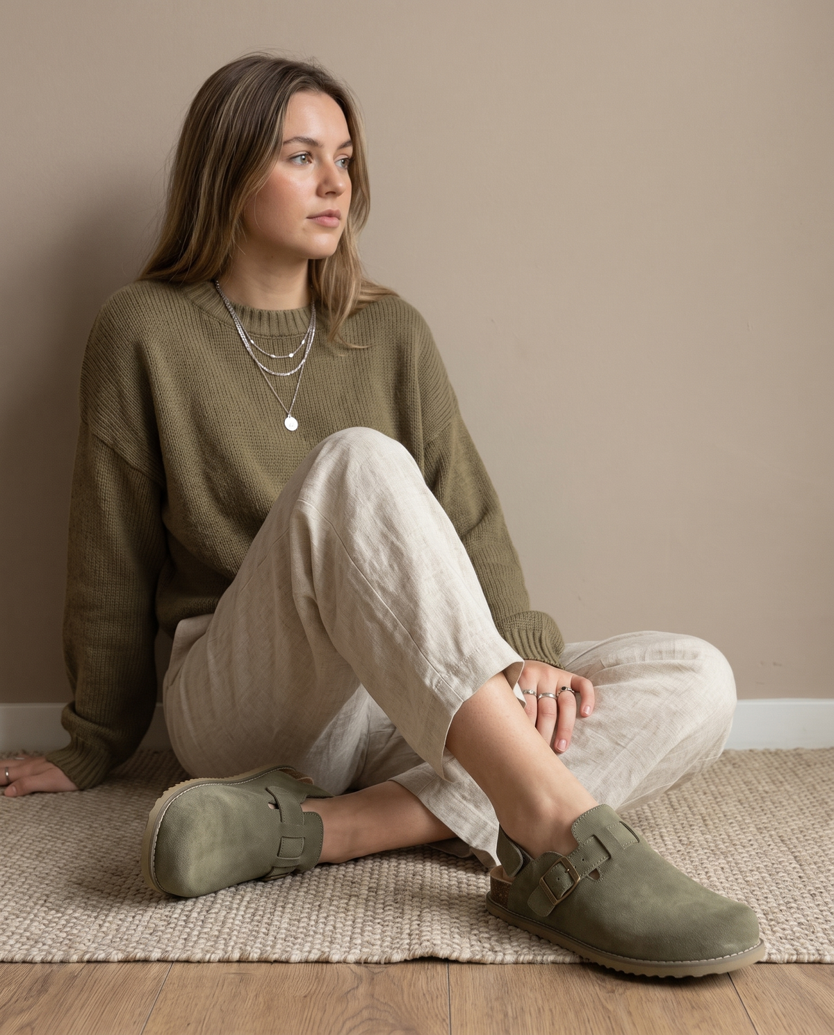 Buckled Suede